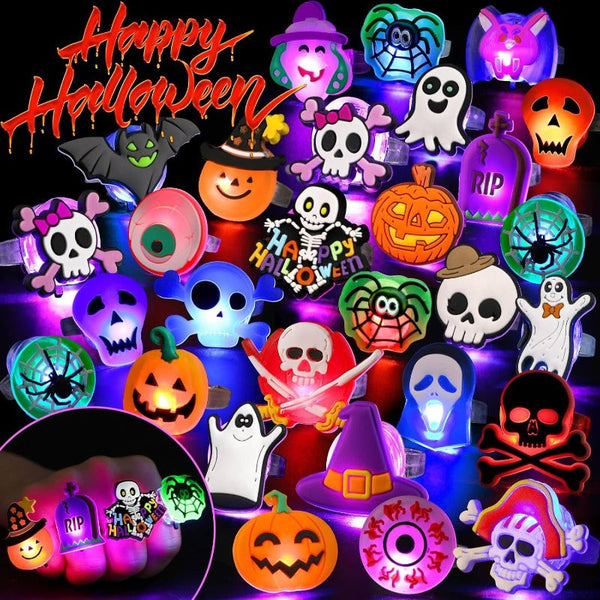 Glow Halloween Party Rings
